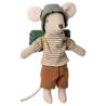 Maileg Hiker Mouse Big Brother Thin Stripes