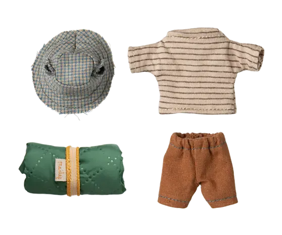 Maileg Hiker Mouse Big Brother Thin Stripes