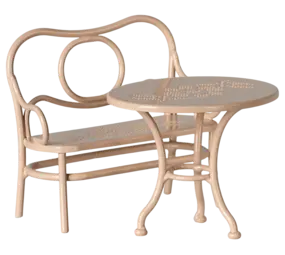 Maileg Café Set Mouse Big Pale Pink