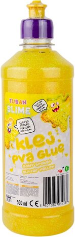 Tuban Glitterlijm Geel 500 ml Tuban Glitterlijm Geel 500 ml