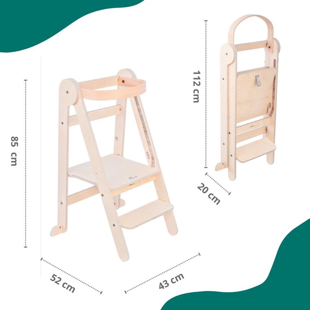 SlipStop Learning Tower Naturel SlipStop Learning Tower Naturel
