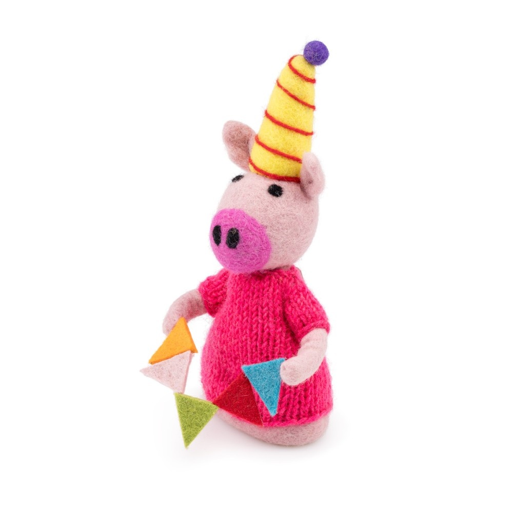 Decoratie Feestvarken Roze afbeelding