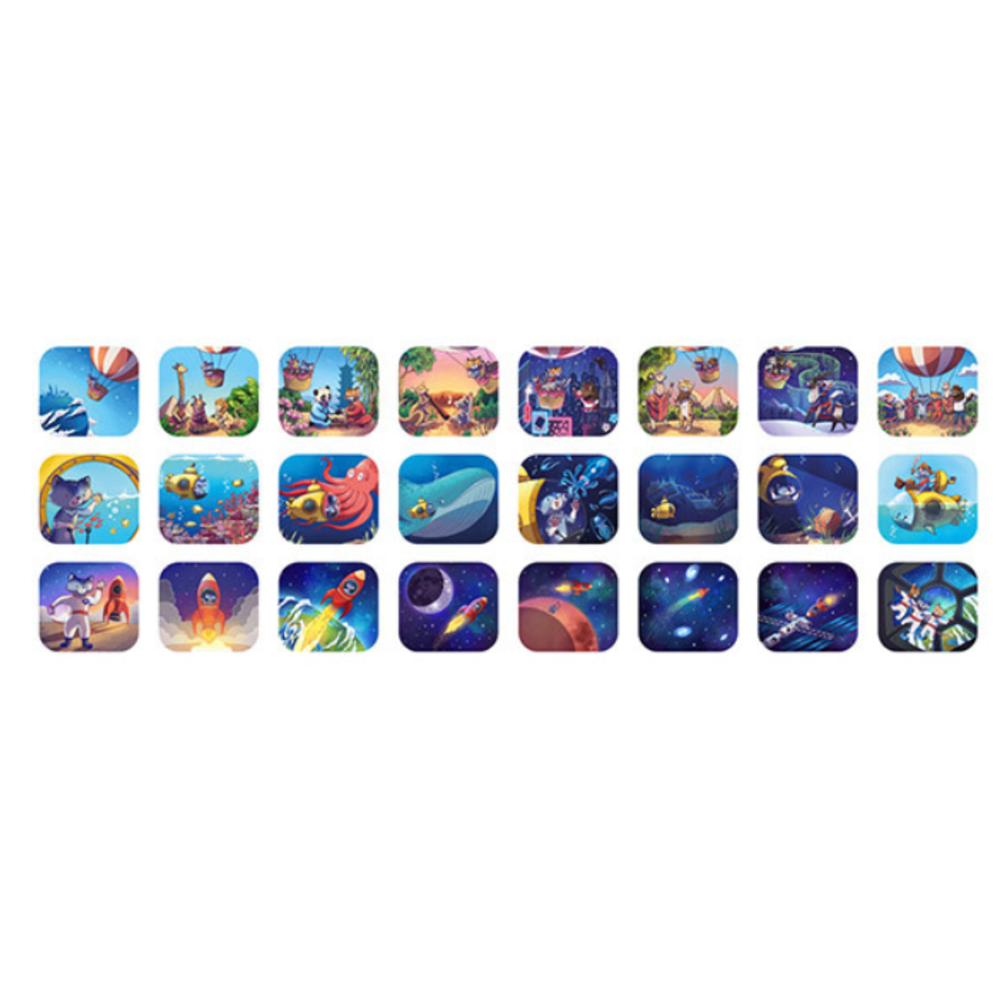 KidyWolf KIDYSLIDE Verhalenlamp Geschiedenis KidyWolf KIDYSLIDE Verhalenlamp Geschiedenis