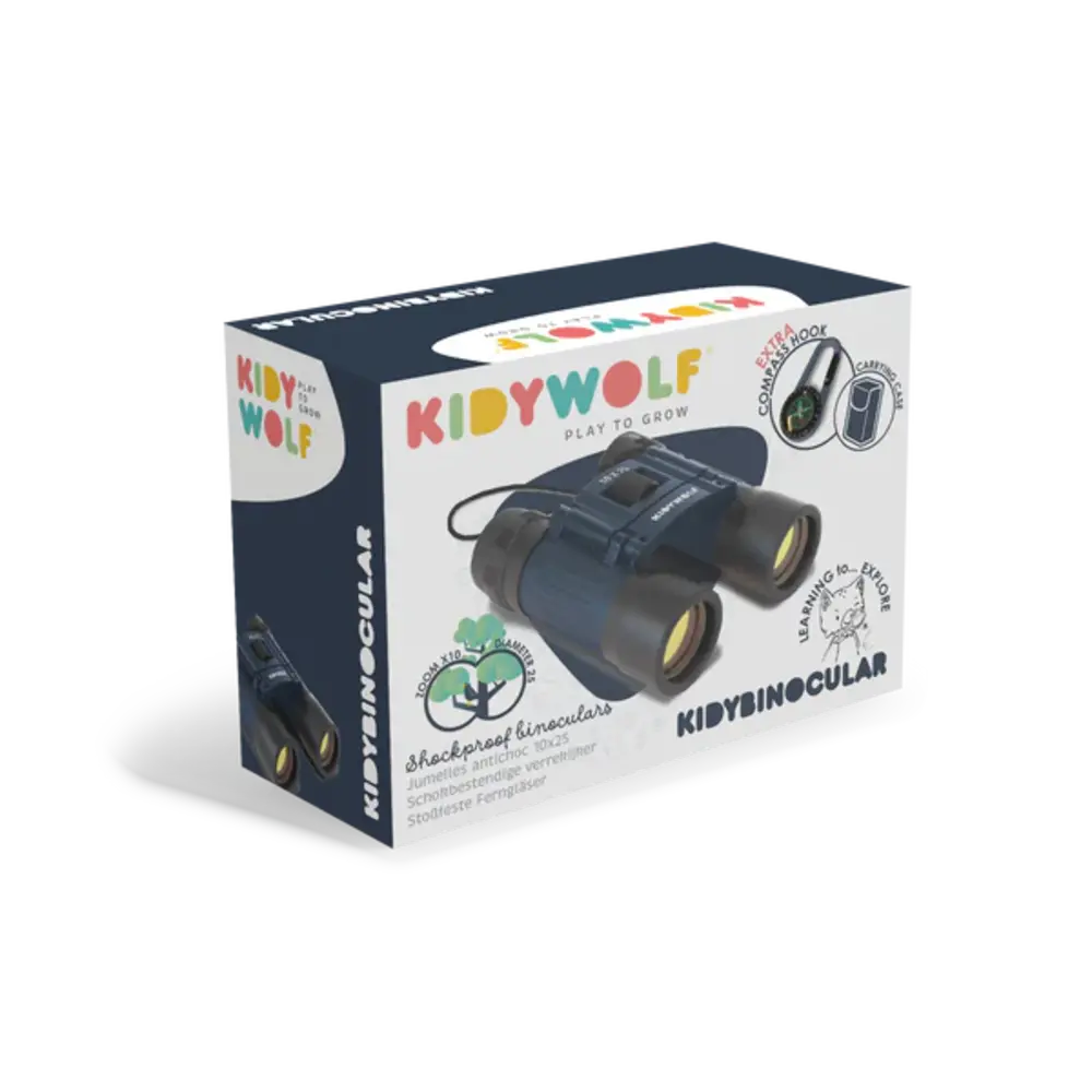 KidyWolf KIDYBINOCULARS Verrekijker Blauw KidyWolf KIDYBINOCULARS Verrekijker Blauw