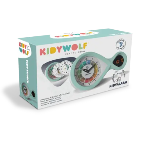 KidyWolf KIDYALARM Educatieve Wekker Munt KidyWolf KIDYALARM Educatieve Wekker Munt