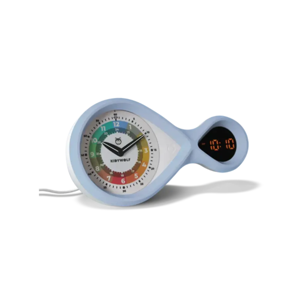 KidyWolf KIDYALARM Educatieve Wekker Blauw