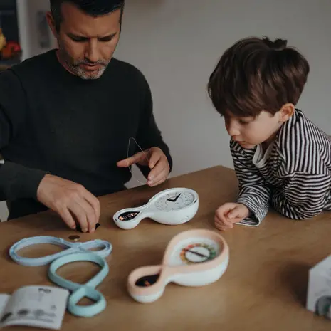 KidyWolf KIDYALARM Educatieve Wekker Blauw