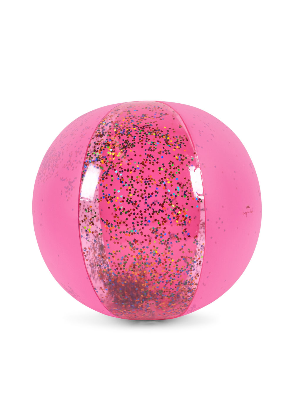 Strandbal Transparant Pink afbeelding