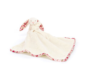 Jellycat Blossom Cream Bunny 'Berry' Soother Knuffeldoek Jellycat Blossom Cream Bunny 'Berry' Soother Knuffeldoek