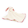Jellycat Blossom Cream Bunny 'Berry' Soother Knuffeldoek Jellycat Blossom Cream Bunny 'Berry' Soother Knuffeldoek