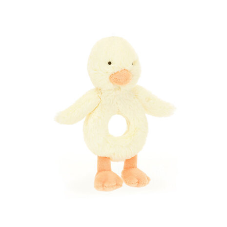 Jellycat Bashful Duckling Ring Rattle Jellycat Bashful Duckling Ring Rattle