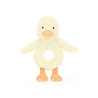 Jellycat Bashful Duckling Ring Rattle Jellycat Bashful Duckling Ring Rattle