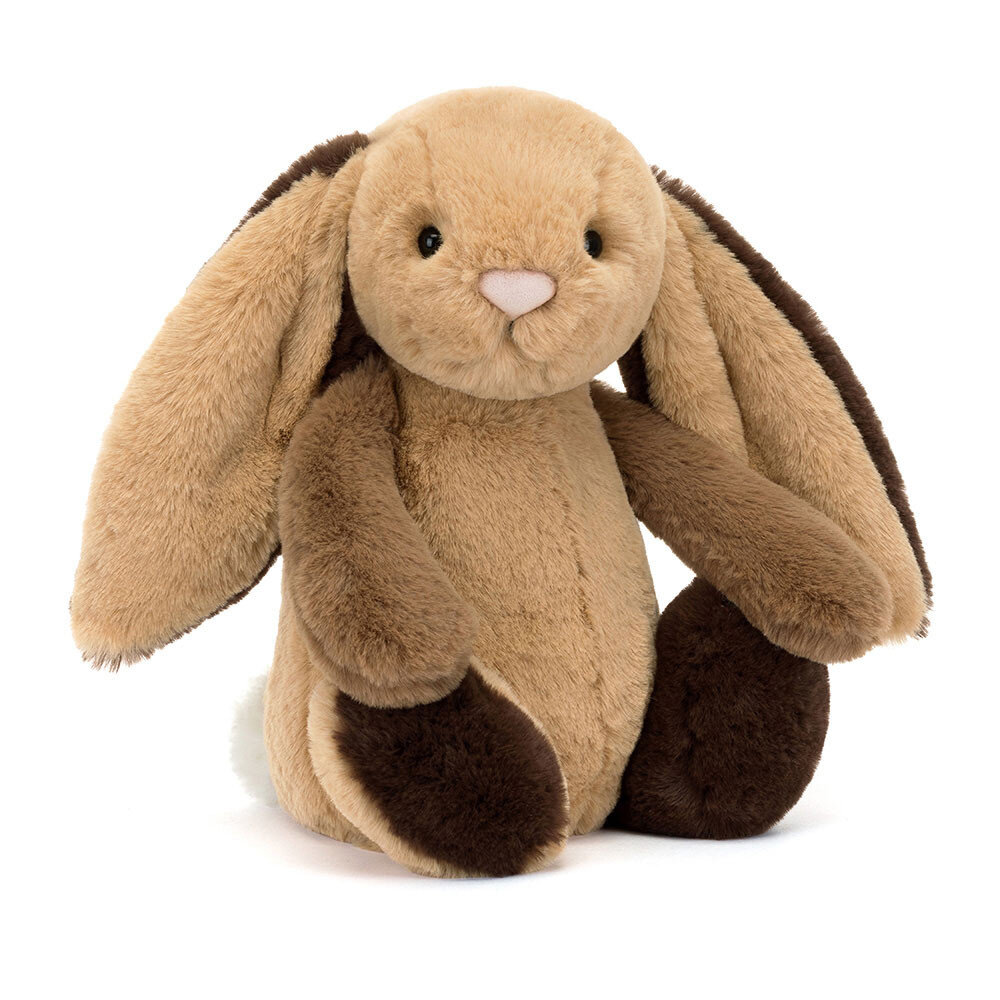 Jellycat Bashful Patchwork Brown Bunny Original Jellycat Bashful Patchwork Brown Bunny Original