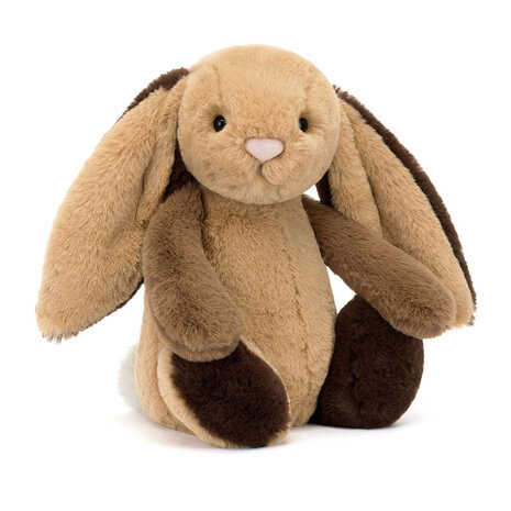 Jellycat Bashful Patchwork Brown Bunny Original Jellycat Bashful Patchwork Brown Bunny Original