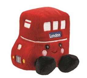 Palm Pals Knuffel Engelse Dubbeldekker Bus Palm Pals Knuffel Engelse Dubbeldekker Bus