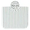 Jollein Badponcho Stripe Terry Sea Green Jollein Badponcho Stripe Terry Sea Green