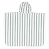 Jollein Badponcho Stripe Terry Sea Green Jollein Badponcho Stripe Terry Sea Green