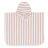 Jollein Badponcho Stripe Terry Wild Rose Jollein Badponcho Stripe Terry Wild Rose