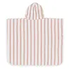 Jollein Badponcho Stripe Terry Wild Rose Jollein Badponcho Stripe Terry Wild Rose
