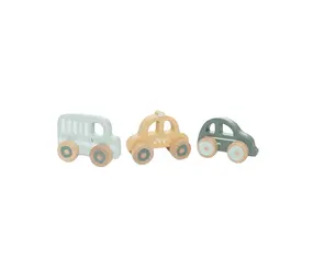 Jollein Houten Auto Op Wielen 3-pack Jollein Houten Auto Op Wielen 3-pack