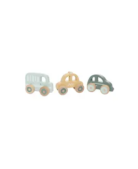 Jollein Houten Auto Op Wielen 3-pack Jollein Houten Auto Op Wielen 3-pack
