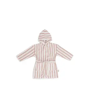 Jollein Badjas Stripe Terry Wild Rose