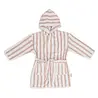 Jollein Badjas Stripe Terry Wild Rose Jollein Badjas Stripe Terry Wild Rose