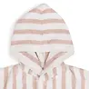 Jollein Badjas Stripe Terry Wild Rose Jollein Badjas Stripe Terry Wild Rose