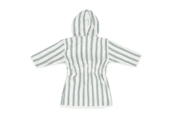 Jollein Badjas Stripe Terry Sea Green Jollein Badjas Stripe Terry Sea Green