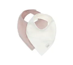Jollein Slab Bandana Hydrofiel Wild Rose/Oatmeal 2-pack Jollein Slab Bandana Hydrofiel Wild Rose/Oatmeal 2-pack