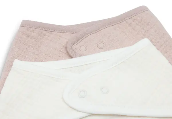 Jollein Slab Bandana Hydrofiel Wild Rose/Oatmeal 2-pack Jollein Slab Bandana Hydrofiel Wild Rose/Oatmeal 2-pack