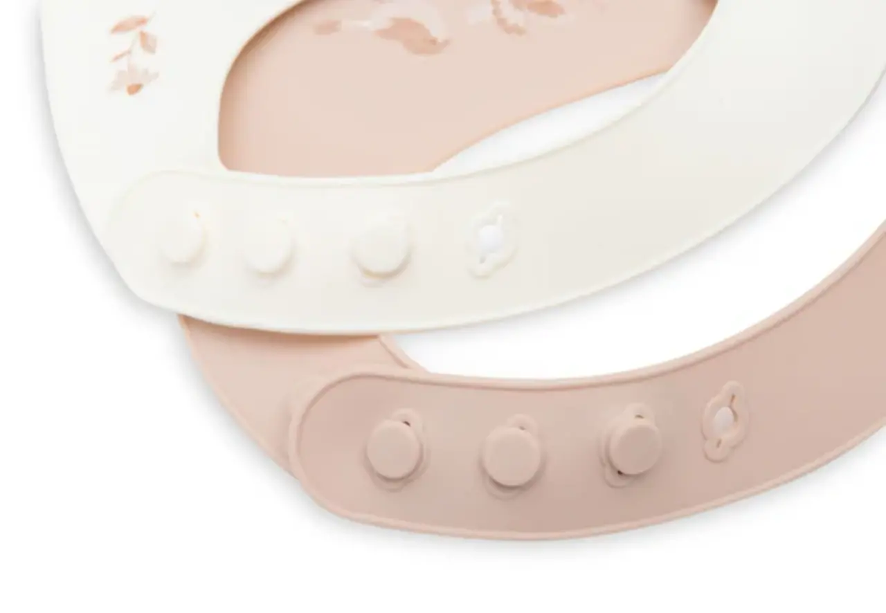 Jollein Slab Siliconen Lovely Birds 2-pack Jollein Slab Siliconen Lovely Birds 2-pack