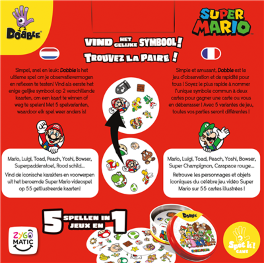 Dobble Super Mario Dobble Super Mario