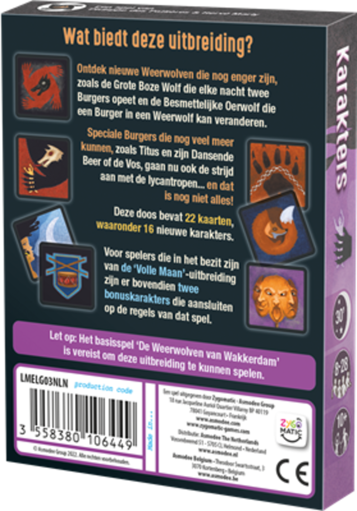 De Weerwolven van Wakkerdam - Karakters De Weerwolven van Wakkerdam - Karakters