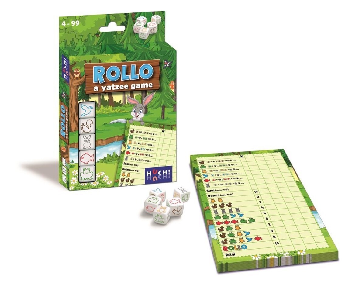 Rollo: A Yatzee Game - Dieren Rollo: A Yatzee Game - Dieren