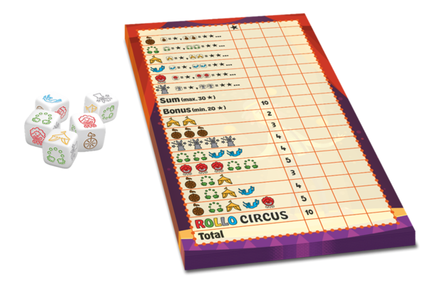 Rollo: A Yatzee Game - Circus Rollo: A Yatzee Game - Circus