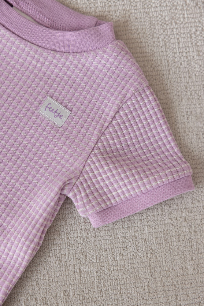 Feetje Pyjama's Pyjama Summer Special Wafel Lila Feetje Pyjama's Pyjama Summer Special Wafel Lila