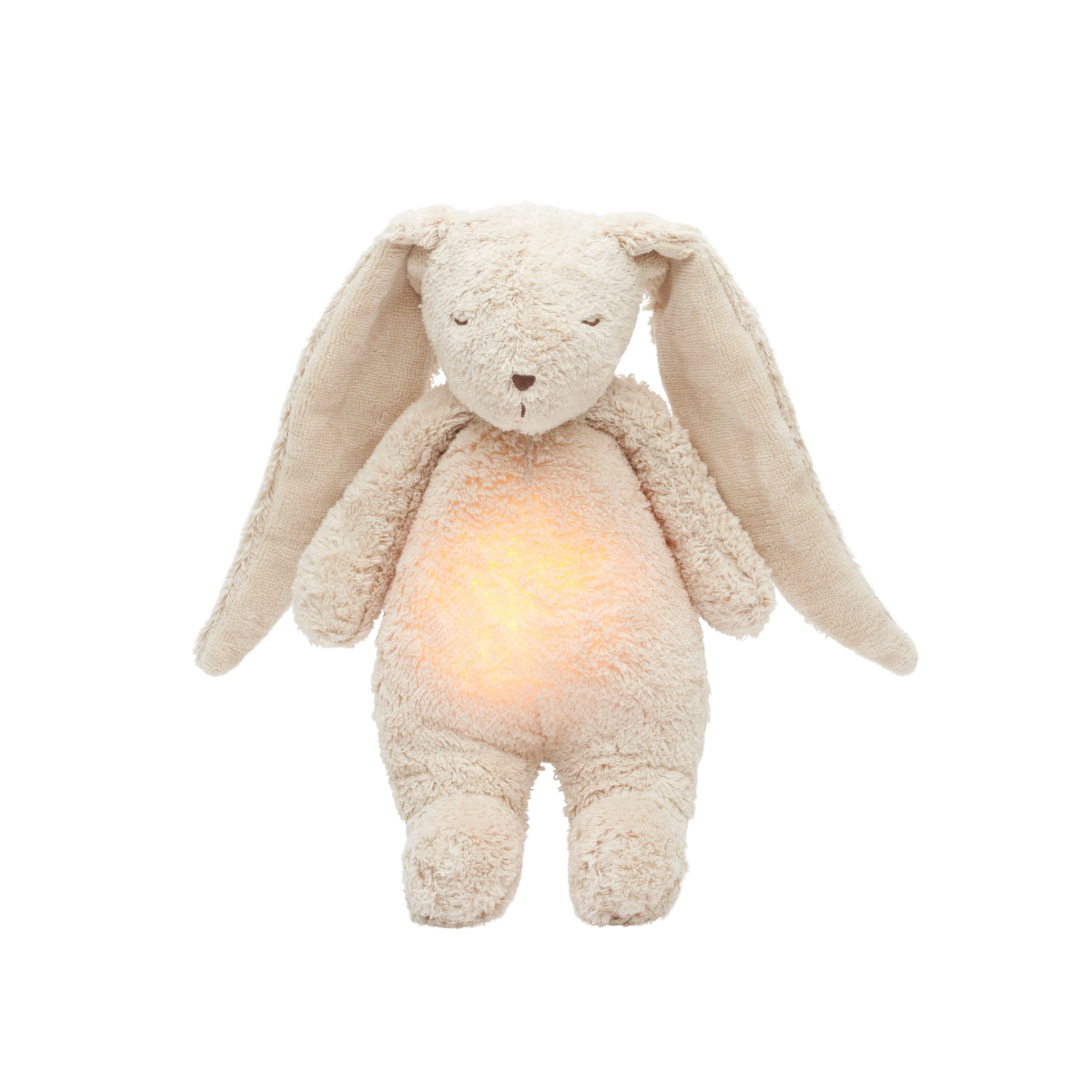 Knuffelkonijn met Geluid en Nachtlamp Sand Natur 2.0 afbeelding