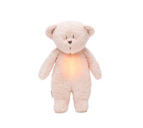 Moonie Knuffelbeer met Geluid en Nachtlamp Rose Natur 2.0 Moonie Knuffelbeer met Geluid en Nachtlamp Rose Natur 2.0