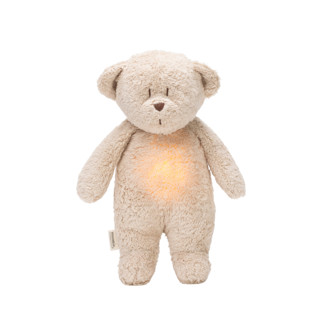 Knuffelbeer met Geluid en Nachtlamp Sand Natur 2.0 afbeelding