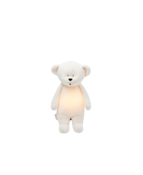 Moonie Knuffelbeer met Geluid en Nachtlamp Cream 2.0
