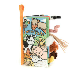 Jellycat Farm Tails Voelboekje Jellycat Farm Tails Voelboekje