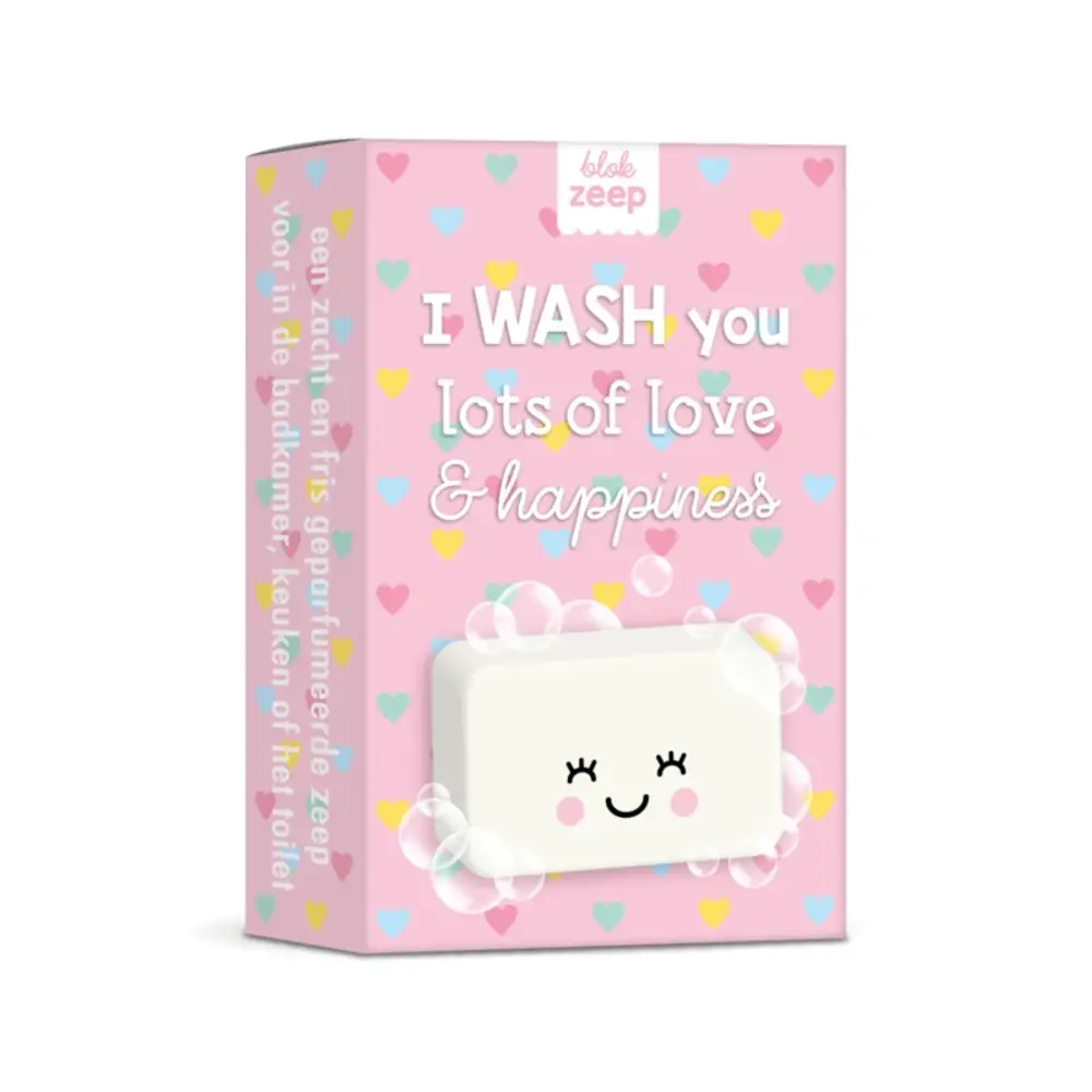 Studio Schatkist Zeep 'I WASH you lots of love & happiness' Studio Schatkist Zeep 'I WASH you lots of love & happiness'