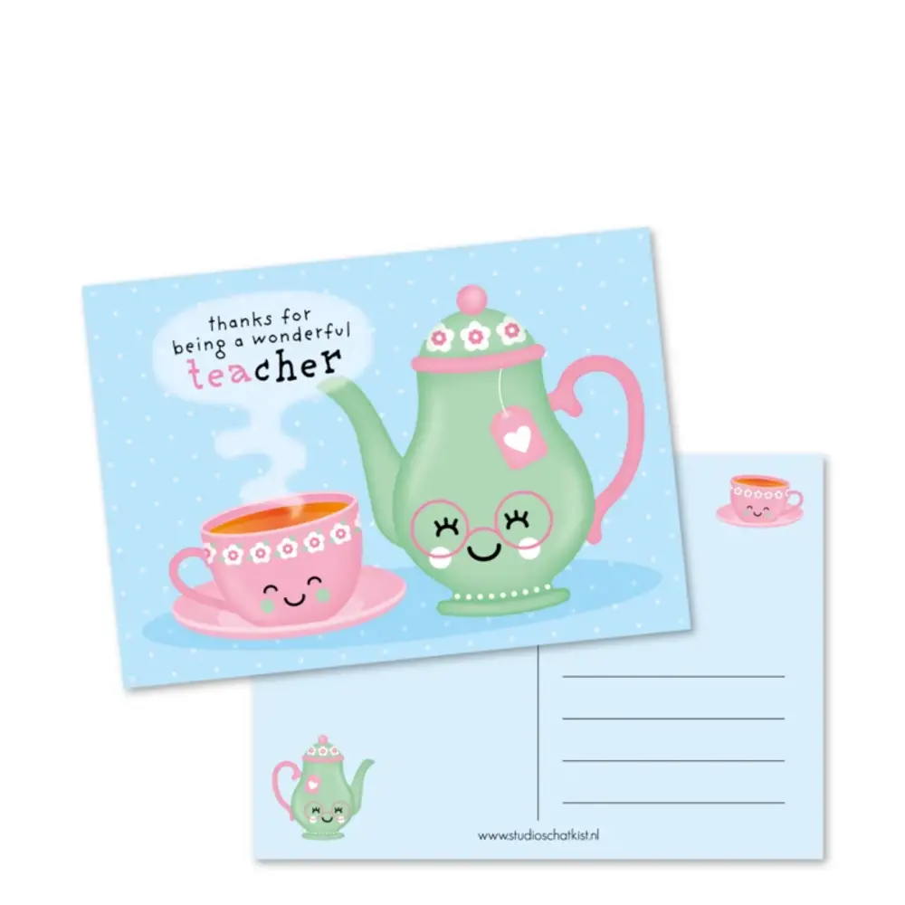 Studio Schatkist Kaart Thanks For Being A Wonderful Teacher Studio Schatkist Kaart Thanks For Being A Wonderful Teacher