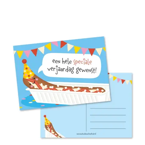 Studio Schatkist Kaart Een Hele Speciale Verjaardag Gewenst