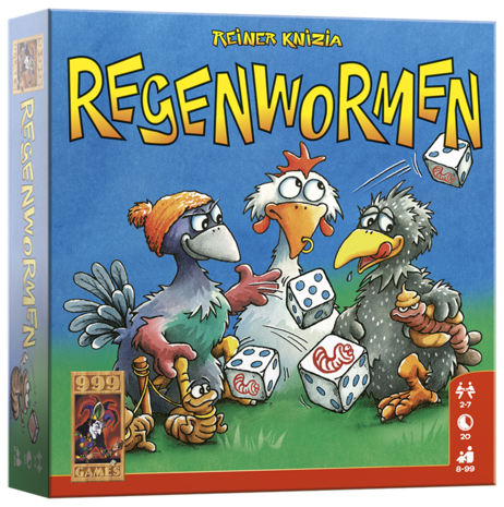 999 Games Regenwormen Dobbelspel