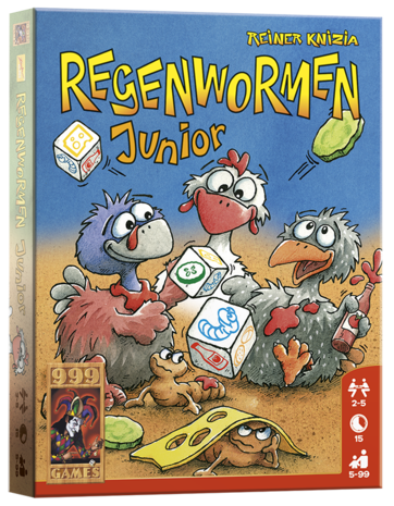 999 Games Dobbelspel Regenwormen Junior