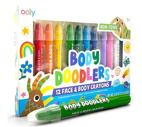 OOLY Body Doodlers Face & Body Crayons