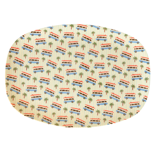 Melamine Bord Blue Cars afbeelding