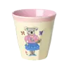 Rice Melamine Beker - Medium - Nathalie Lété Pink - 6-Pack Rice Melamine Beker - Medium - Nathalie Lété Pink - 6-Pack